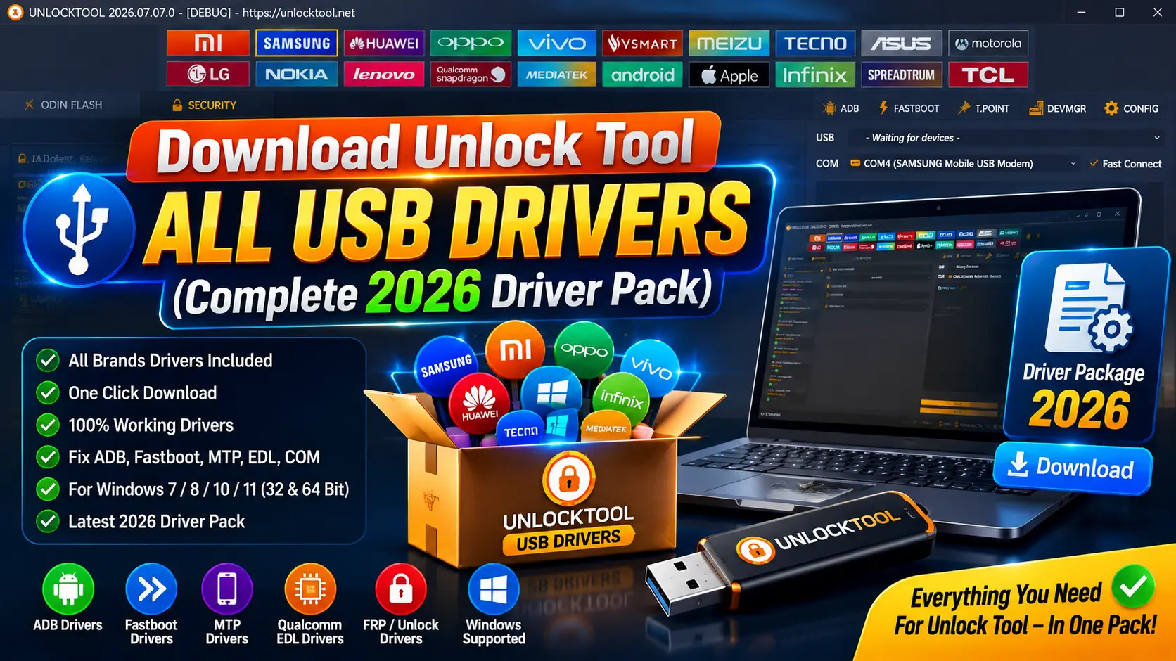 Download Unlock Tool All USB Drivers