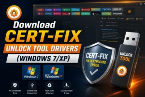 Download CERT-FIX Unlock Tool Drivers (Windows 7XP)