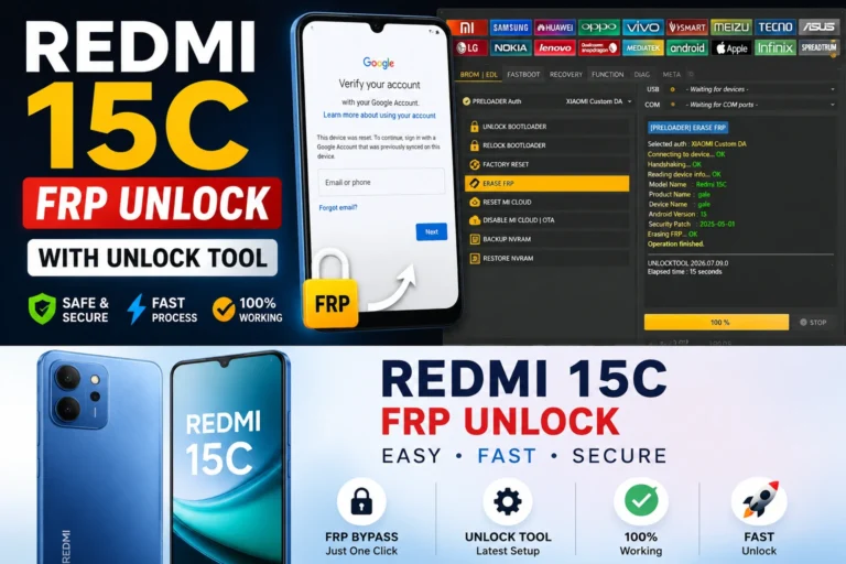Redmi 15C FRP Unlock Tool