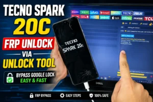 Tecno Spark 20C Remove FRP Via Unlock Tool
