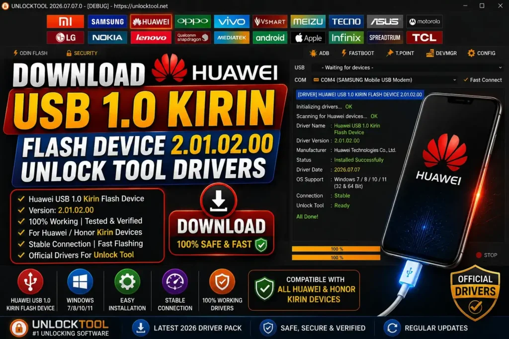 Download-Huawei-USB-1.0-Kirin-Flash-Device-2.01.02.00-Unlock-Tool-Drivers